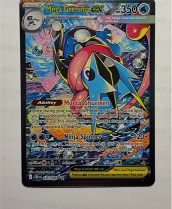 Mega Greninja ex, graded 7.5