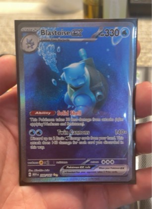 Blastoise ex, graded 2.5