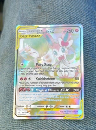 Gardevoir & Sylveon GX (205) (Alternate Full Art), graded 7.5