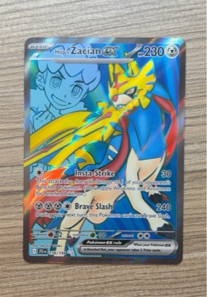 Hop's Zacian ex, graded 9.5