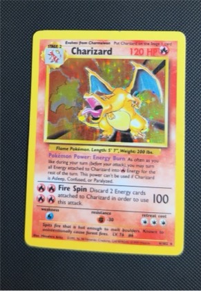 Charizard, graded 4.0