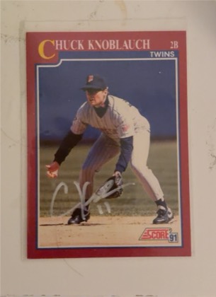 Chuck Knoblauch graded 8