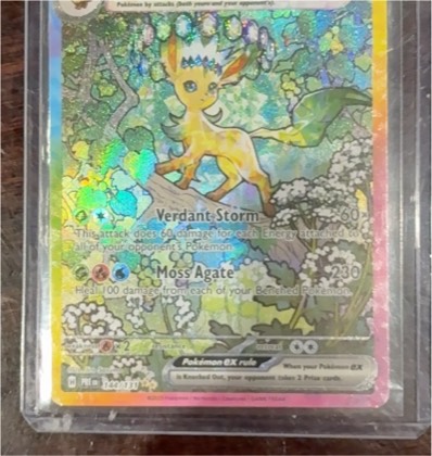 Leafeon ex, graded 9.0