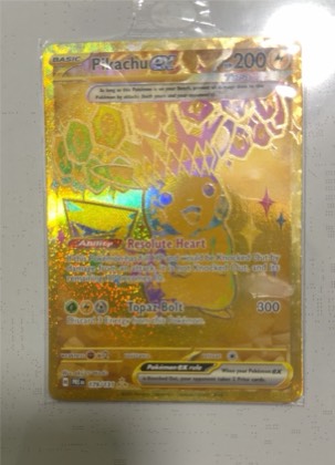 Pikachu ex graded 8