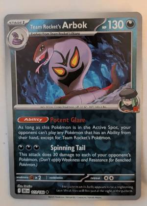 Team Rocket's Arbok, graded 9.0
