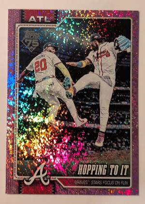 Atlanta Braves — Hopping To It, graded 9.5