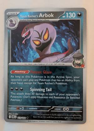 Team Rocket's Arbok, graded 9.0