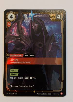 Jhin - Murderous Artist (Alternate Art), graded 9.0