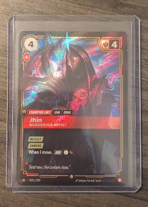 Jhin - Murderous Artist (Alternate Art), graded 9.5