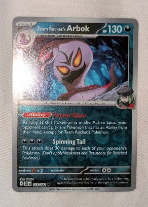 Team Rocket's Arbok, graded 9.0
