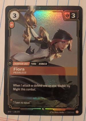 Fiora - Peerless, graded 9.0
