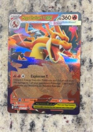 Mega Charizard Y EX, graded 8.5