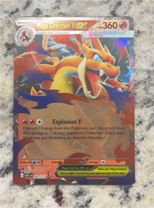 Mega Charizard Y ex, graded 7.5