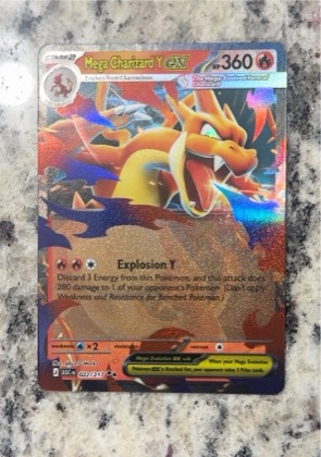 Mega Charizard Y ex, graded 8.5
