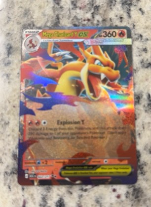 Mega Charizard Y EX, graded 7.5