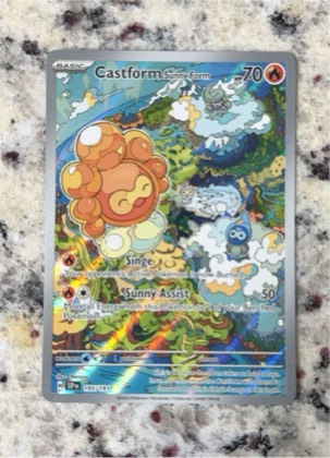 Castform Sunny Form, graded 9.5