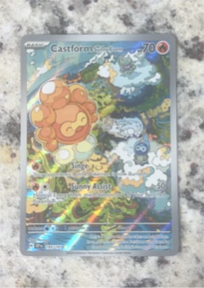 Castform Sunny Form, graded 8.5