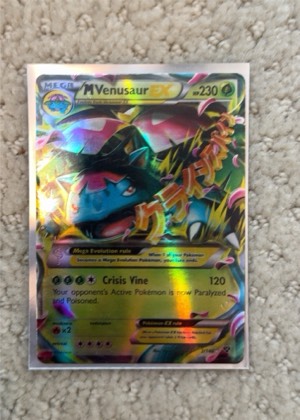 M Venusaur EX, graded 2.5