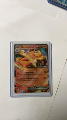 Charizard ex, graded 2.5