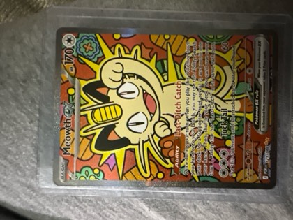 Meowth ex, graded 9.5