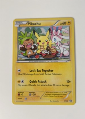 Pikachu, graded 8.5