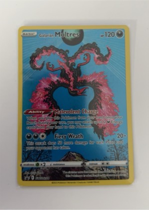 Galarian Moltres - SWSH284, graded 9.0