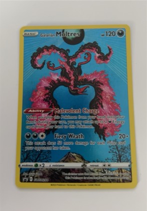 Galarian Moltres - SWSH284, graded 8.5