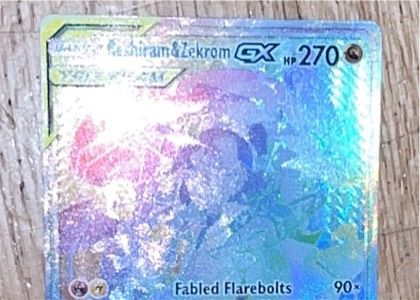 Reshiram & Zekrom GX, graded 9.0