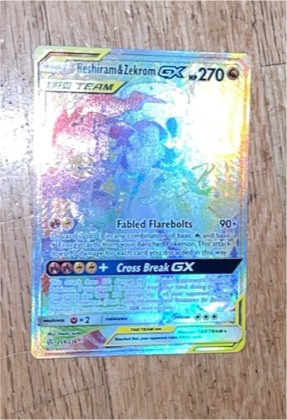 Reshiram & Zekrom GX (Secret), graded 7.0