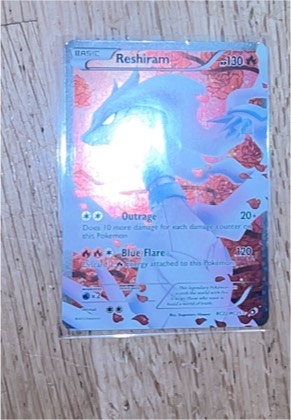 Reshiram (Full Art), graded 7.0