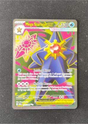 Mega Starmie ex - 102/088 graded 6 & below