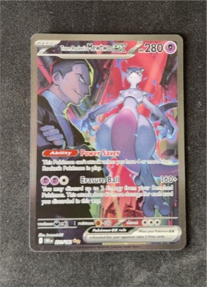Team Rocket's Mewtwo ex graded 9.5