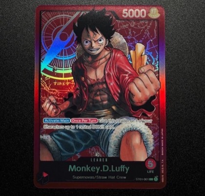Monkey.D.Luffy (001), graded 9.0