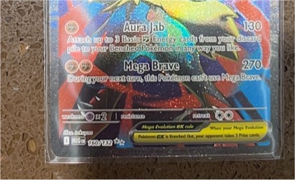 Mega Lucario EX, graded 7.0