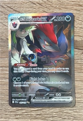 N's Zoroark ex, graded 8.5