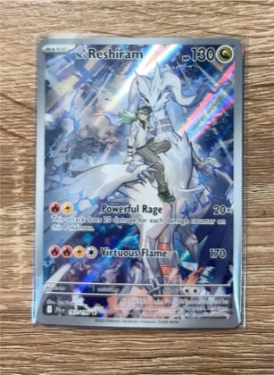 N's Reshiram, graded 9.0