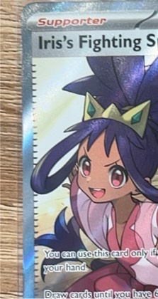 Iris's Fighting Spirit, graded 9.5