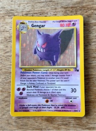Gengar, graded 9.0