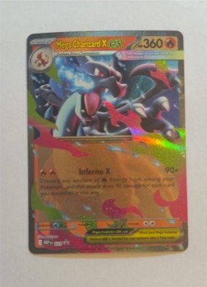 Mega Charizard X ex - 029, graded 8.5