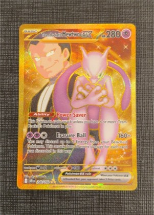 Team Rocket's Mewtwo ex graded 9