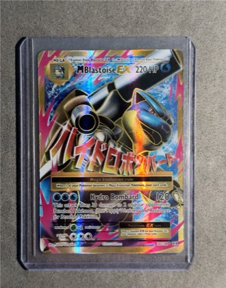 M Blastoise EX (Full Art), graded 9.5