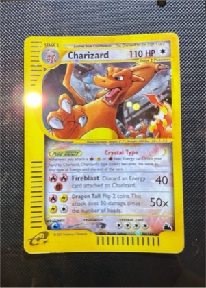 Charizard graded 6 & below