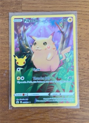 Pikachu, graded 5.5