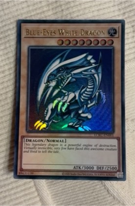 Blue-Eyes White Dragon, graded 7.5