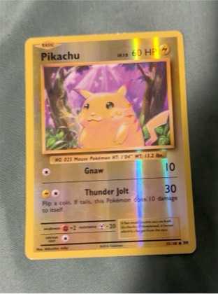 Pikachu, graded 6.5