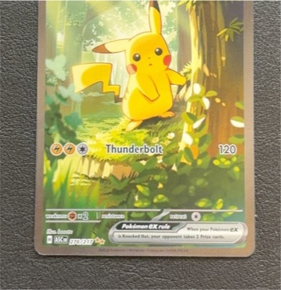 Pikachu ex, graded 7.5