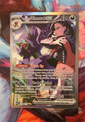 Marnie's Grimmsnarl ex, graded 9.5