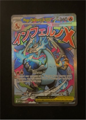 Mega Charizard X ex, graded 9.0