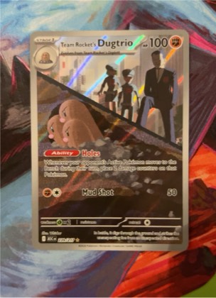 Team Rocket's Dugtrio, graded 9.5