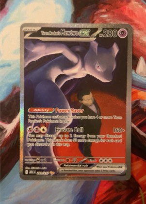 Team Rocket's Mewtwo ex, graded 9.5